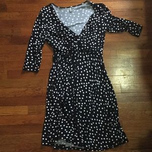 Asos polka dot maternity dress